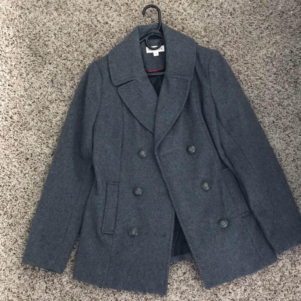 Merona Fleece Gray Peacoat